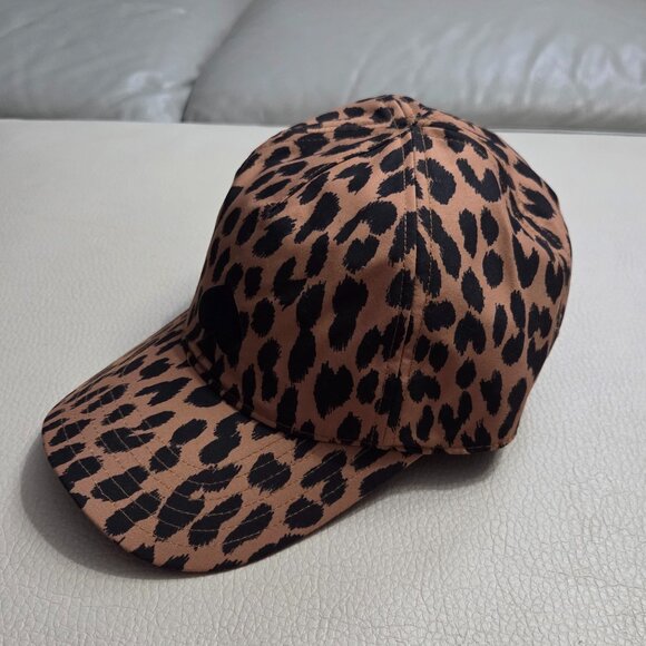 Kate Spade Women's Leopard Print Baseball Cap - Picture 3 of 6